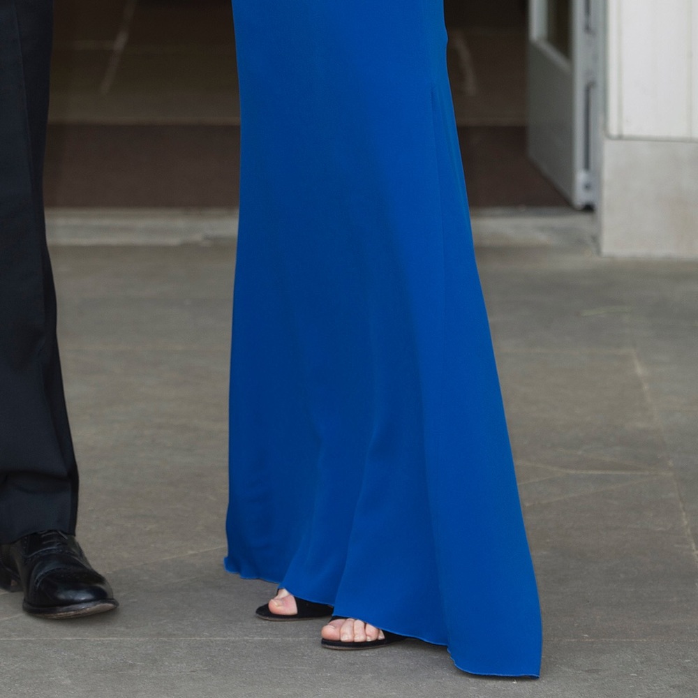 Reiss cobalt blue long evening/formal dress